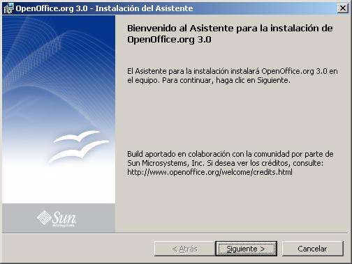 Instalacion de OpenOffice 3