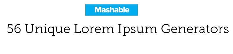 mashable 56 generadores de texto loremipsum